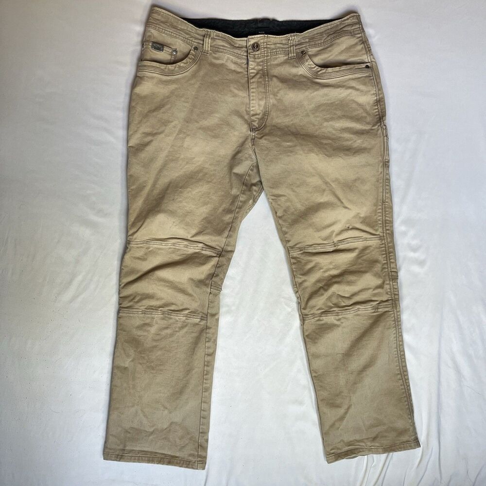 Kuhl Rebel Canvas Pants Stretch Hiking 40x32 (29) Men Grey Patina Outdoors Trail